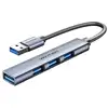 Image de Vention CKOHB Hub 1xUSB 3.0/3xUSB 2.0 Aluminium Gris