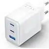 Image de Cargador Vention FERW0-EU 65W 3 Ports USB-C blanc