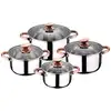 Image de San Ignacio Premium Nona Batterie de cuisine 8 pièces en acier inoxydable