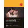 Image de Papier pour imprimante Kodak Fine Art Graate A6 210 g effet gravure mat