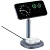 Image de Support pour smartphone Baseus Orbit 2 Pro, chargement sans fil, ventilation pour iPhone, 20 W, gris