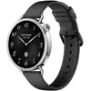 Image de Xiaomi Watch S4 Bluetooth 41mm AMOLED Boîtier Argent Bracelet Noir Taille Unique 5ATM SpO2
