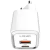 Image de Chargeur mural LDNIO A2318M USB-C + USB-C - Lightning 20W