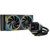Image de Refrigeración Líquida DeepCool LM240 240 mm 2 Ventilateurs LED RGB Noire