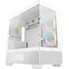 Image de Boîtier DeepCool CG380 3F WH Panoramique Micro-ATX 3 Ventilateurs ARGB Blanc