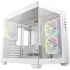 Image de Boîtier DeepCool CG330 3F WH Micro-ATX Verre Trempé ARGB Blanc