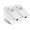 Image de TP-Link TL-PA4010P KIT Réseau électrique CPL PLC AV600 avec prise intégrée