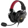 Image de Casque Havit H2008D filaire mini-jack pour gaming avec micro, noir et rouge