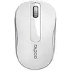 Image de Souris sans fil Rapoo 1000 DPI compacte ambidextre longue durée de vie de la batterie blanche