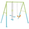 Image de Balançoire portique 2 agres face à face pour enfant Intex 251x254x211 cm
