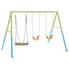 Image de Portique-balançoire 3 agrès nid d'oiseau enfant Intex 2,54x2,44x1,98 m