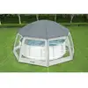 Image de Dôme de piscine Bestway 58612 Transparent Double Toit UPF50+ 4,88m