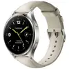 Image de Xiaomi Watch 2 Bluetooth GPS NFC 46mm AMOLED Gris Titane Blanc M Résistance 5ATM SpO2 Pulsomètre