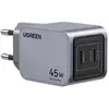 Image de Chargeur Ugreen Nexode Pro 45W 2x USB-C Gris
