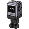 Image de Chargeur rapide Ugreen Uno Robot 100W GaN avec 3 ports USB-C + 1 port USB-A avec écran LED noir