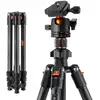 Image de Trépied K&F CONCEPT BH-36 Carbone 1,1 kg 64" Rotule 360° Polyvalent