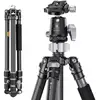 Image de Trépied K&F CONCEPT X254C4 rotule BH-30 carbone 12kg panoramique 360°