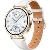 Image de Huawei Watch GT 5 Bluetooth NFC 41mm AMOLED Or Bracelet Blanc Taille Unique Étanche IP69K Pulsomètre SpO2