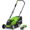 Image de Cortacésped de empuje Greenworks 2516107UB 520 m² 33 cm 24 W