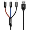Image de Câble USB Baseus CAMLT-BSY01 3en1 1,2m USB A vers Type-C Lightning Micro USB