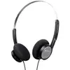 Image de Casque supra-auriculaire rétro FiiO Snowsky Wind noir, pilote 40 mm, prise jack 3,5 mm et microphone, noir