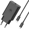 Image de Chargeur Secteur Motorola TurboPower 68 SJMC682 USB-C Charge Rapide 68W Noir
