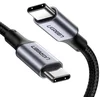 Image de Ugreen 70427 câble USB USB 2.0 1 m USB C Noir, Argent