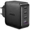 Image de Chargeur GaN universel Ugreen CD224 65 W 3 x USB-C 1 x USB-A, charge rapide, noir