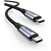 Image de Câble Ugreen 80150 USB-C USB 3.2 Gen 2 10 Gbit/s 100 W Noir