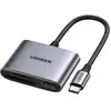 Image de Lecteur de cartes Ugreen 80798 USB 3.2 Type-C Gris