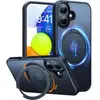 Image de Funda para móvil Torras Ostand Pro rigide antitraces anneau rotatif noire pour iPhone 16 Plus