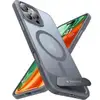 Image de Funda para móvil Torras Pstand TPU Gris con soporte magnético para iPhone 16 Plus