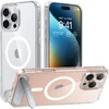 Image de Funda para móvil Torras Pstand Series Transparente con soporte magnético para iPhone 16 Pro Max
