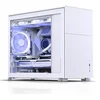 Image de Tour GPU ATX Jonsbo D31 STD blanche avec fenêtre de 40 cm et ventilation avancée pour jeux vidéo