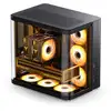 Image de Tour PC Jonsbo TK-2 2.0 noire, acier/verre trempé, ATX/ITX/Mini-ATX, 16,5 cm