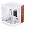 Image de Boitier Jonsbo Tk-0 Blanc Mini-ITX Bois de Noyer Gestion Cables