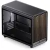 Image de Boîtier PC Jonsbo D33 Wood Noir Micro ATX Verre Trempé Acier