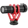 Image de Microphone Cardioïde BOYA BY-MM1 avec Pare-vent en Poils pour Caméras Noir