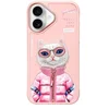 Image de Funda Nimmy Friends Beauty White Cool & Cute 3D Bordée Rose pour iPhone 16