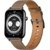 Image de Colmi C28 Bluetooth 1,93" AMOLED Noir Bracelet Cuir Marron L Étanche IP68 Pulsomètre