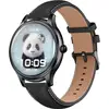 Image de Colmi L28 Bluetooth 44mm Noir Bracelet Cuir et Silicone Smartwatch