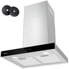 Image de Ciarra AW6102S Hotte aspirante décorative linéaire 60 cm A+++ Acier inoxydable