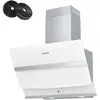 Image de Ciarra AW6736NW Hotte aspirante décorative inclinée 60 cm A+++ Blanc