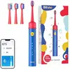Image de Brosse à Dents Sonique Bitvae K7S Blue 3 Modes Capteur Pression Bluetooth