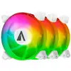 Image de Abysm Gaming Arclight Pack 3 Ventilateurs ARGB 120 mm