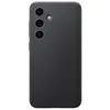 Image de Funda pour mobile Samsung Vegan Leather Case PU cuir noir pour Galaxy S24