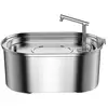 Image de Fontaine pour animaux Rojeco RYSJ-07 3,2 litres acier inoxydable