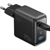 Image de Chargeur mural INIU Leopard 70W GaN compact 2x USB-C 1x USB-A Noir
