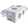 Image de Multiprise Osca Connect 6 prises 16 A USB A et USB C, câble de 2 mètres, 3600 W