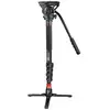 Image de Monopod Neewer GM76 179 cm avec tête fluide et trépied
